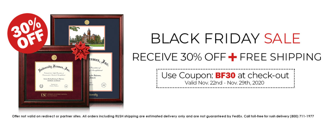 Save with Our Black Friday Sale: Get 30% OFF on Diploma and Logo Mat Frames