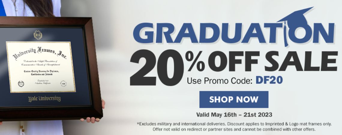 Diploma Frame Sale: 20% OFF (Limited Time Offer)