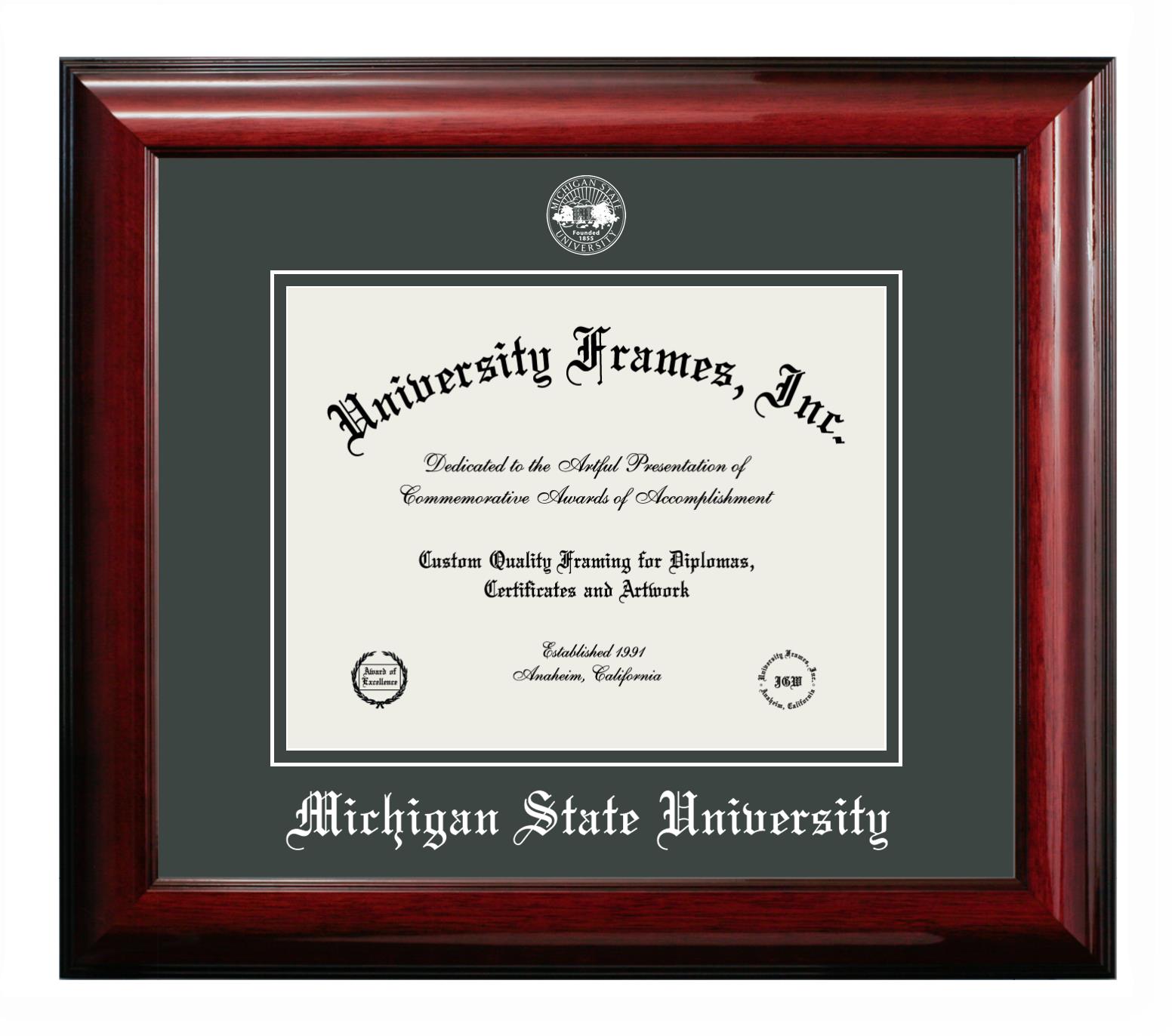 Diploma Frame with Classic Mahogany