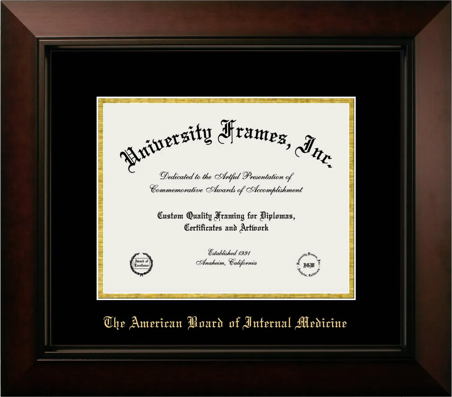 Board Certification Frames