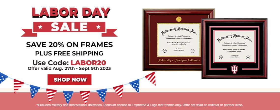 Labor Day Sale: The Perfect Time to Grab Great Deals on Custom Diploma Frames