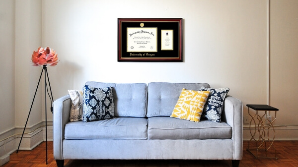 Professionally Framed Diploma Frame