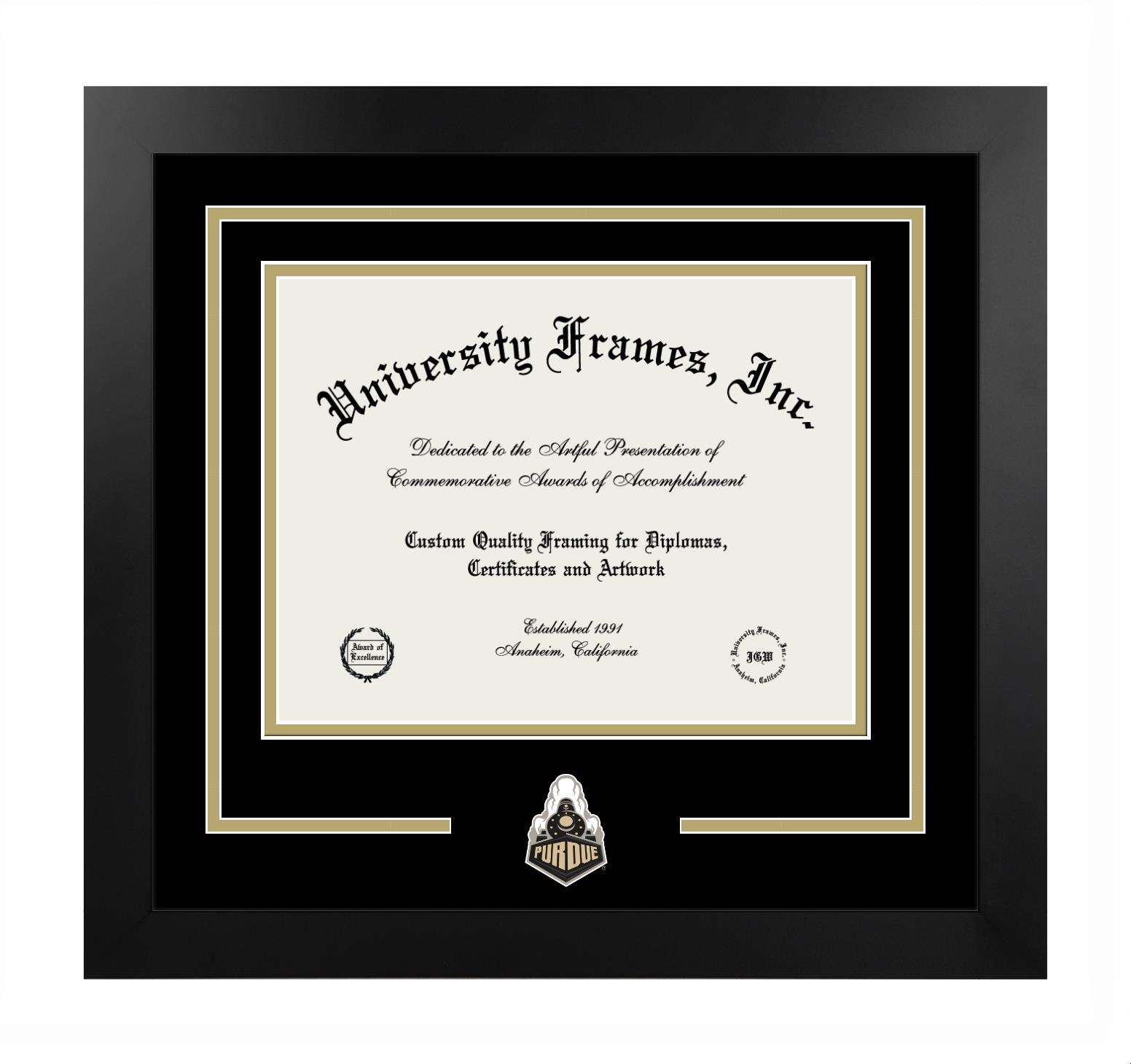 Purdue University Logo Mat Frame