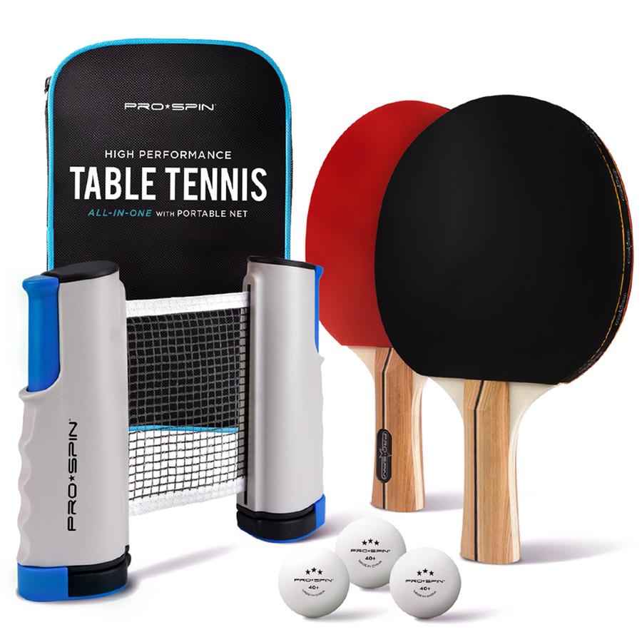 2-Player All-in-One Portable Table Tennis Set