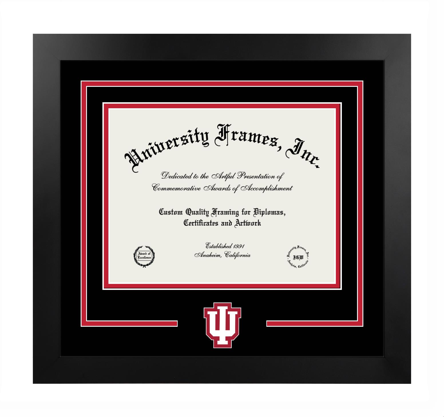 Indiana University Logo Mat Frame