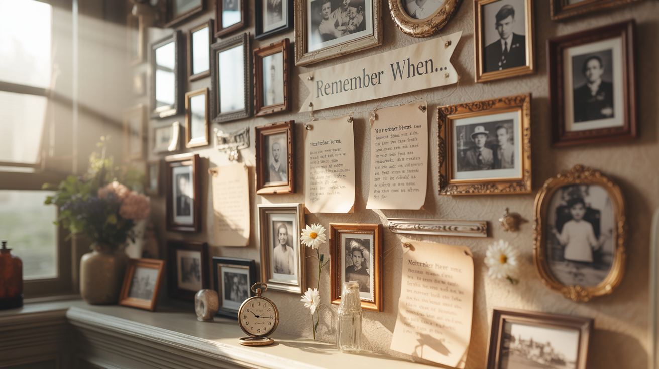  Create a Memorial Scrapbook or Memory Wall