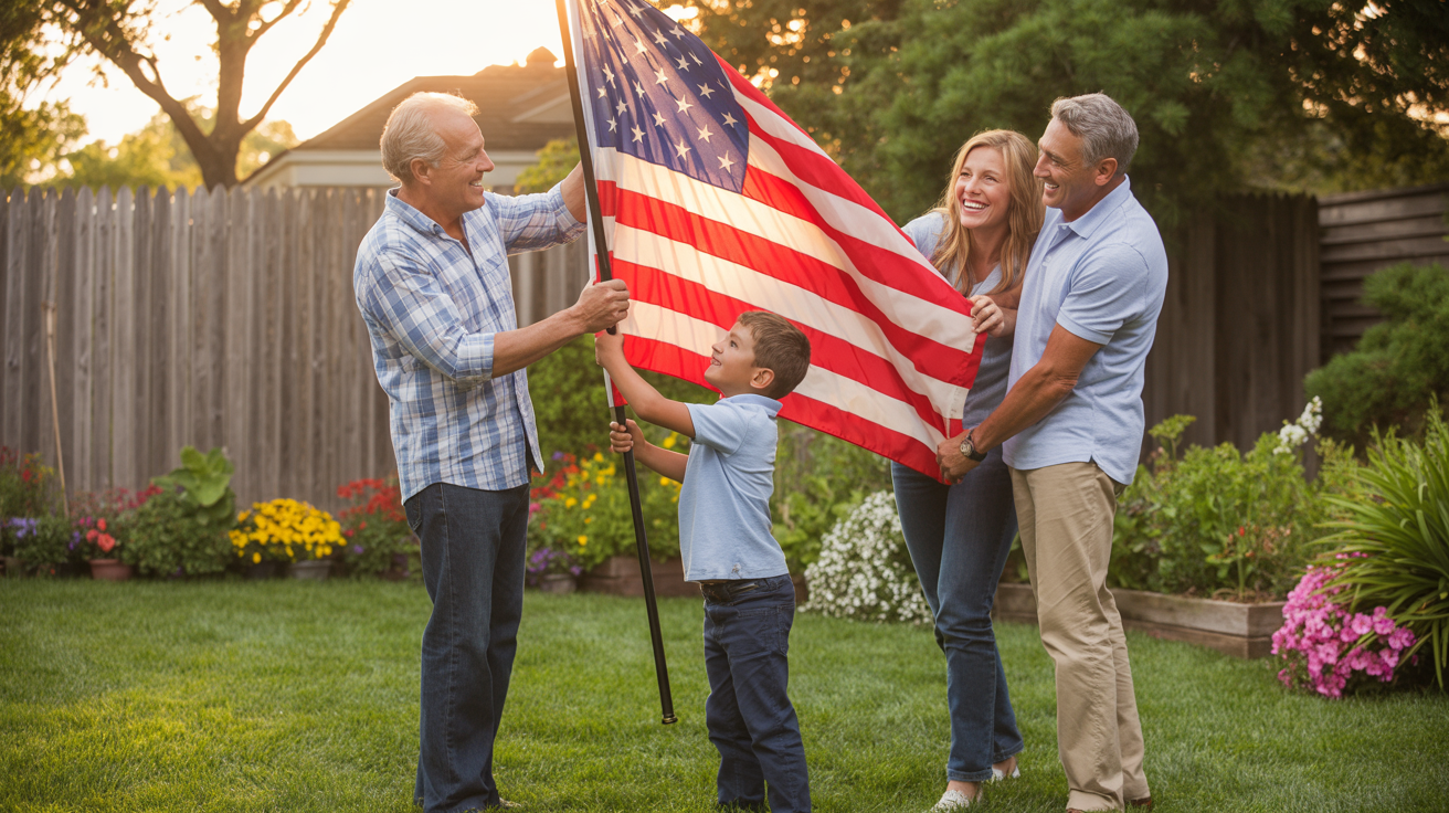  Raise the American Flag Together