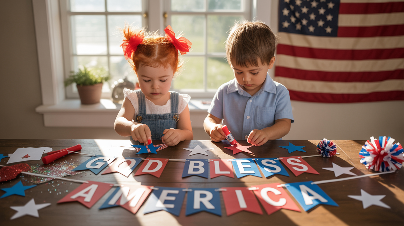   Make Patriotic Crafts with Kids