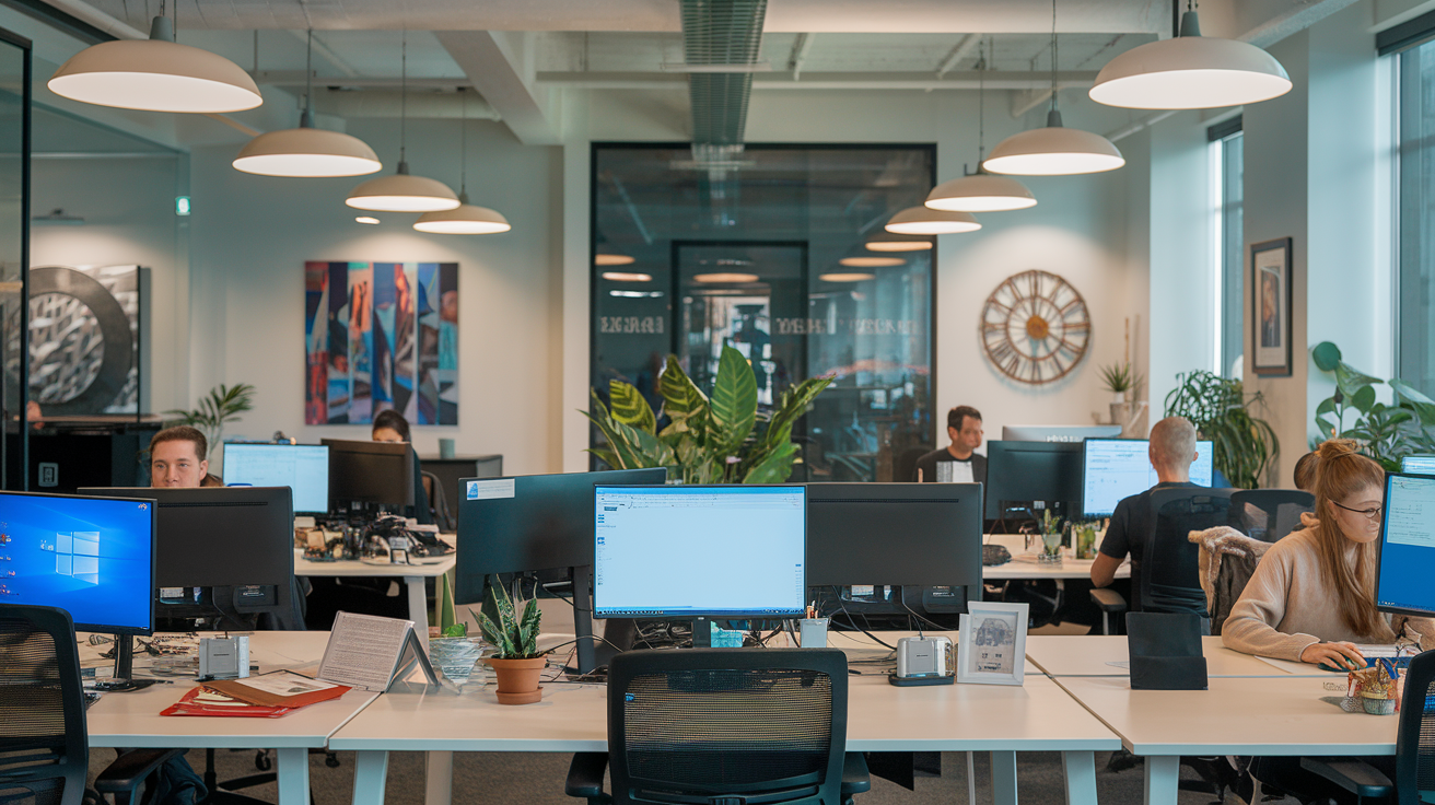 Good Lighting for a Bright and Inviting Office