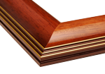 United States Military Academy (West Point) Diploma Frame in Classic Walnut with Gold Trim with Maroon & Forest Green Mats for document: 14"h x 11"w  