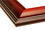 Boston University School of Medicine Diploma with 5 x 7 Portrait Frame in Classic Mahogany with Silver Trim with Black Suede & Silver Mats for document: 8 1/2"h x 11"w  