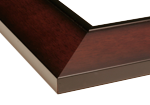 Boston University School of Medicine Diploma Frame in Legacy Black Cherry with Black & Gold Mats for document: 8 1/2"h x 11"w  