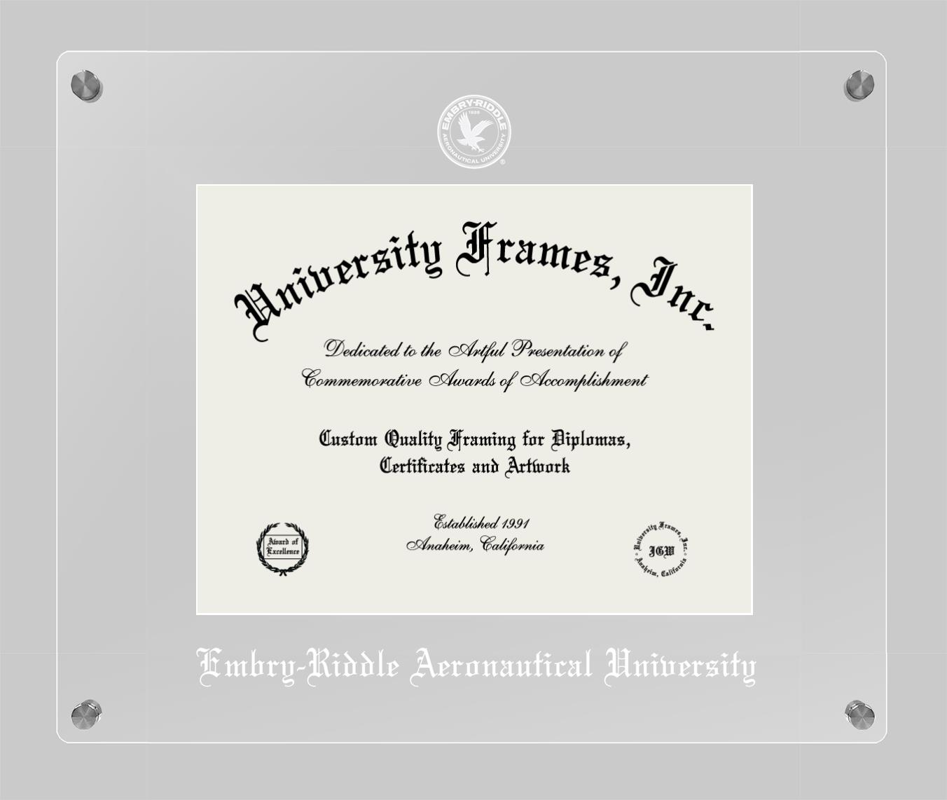 EmbryRiddle Aeronautical University (World Wide Campus) Diploma Frame