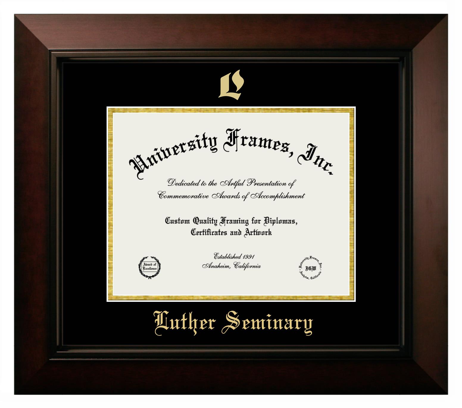 Luther Seminary Diploma Frame University Frames