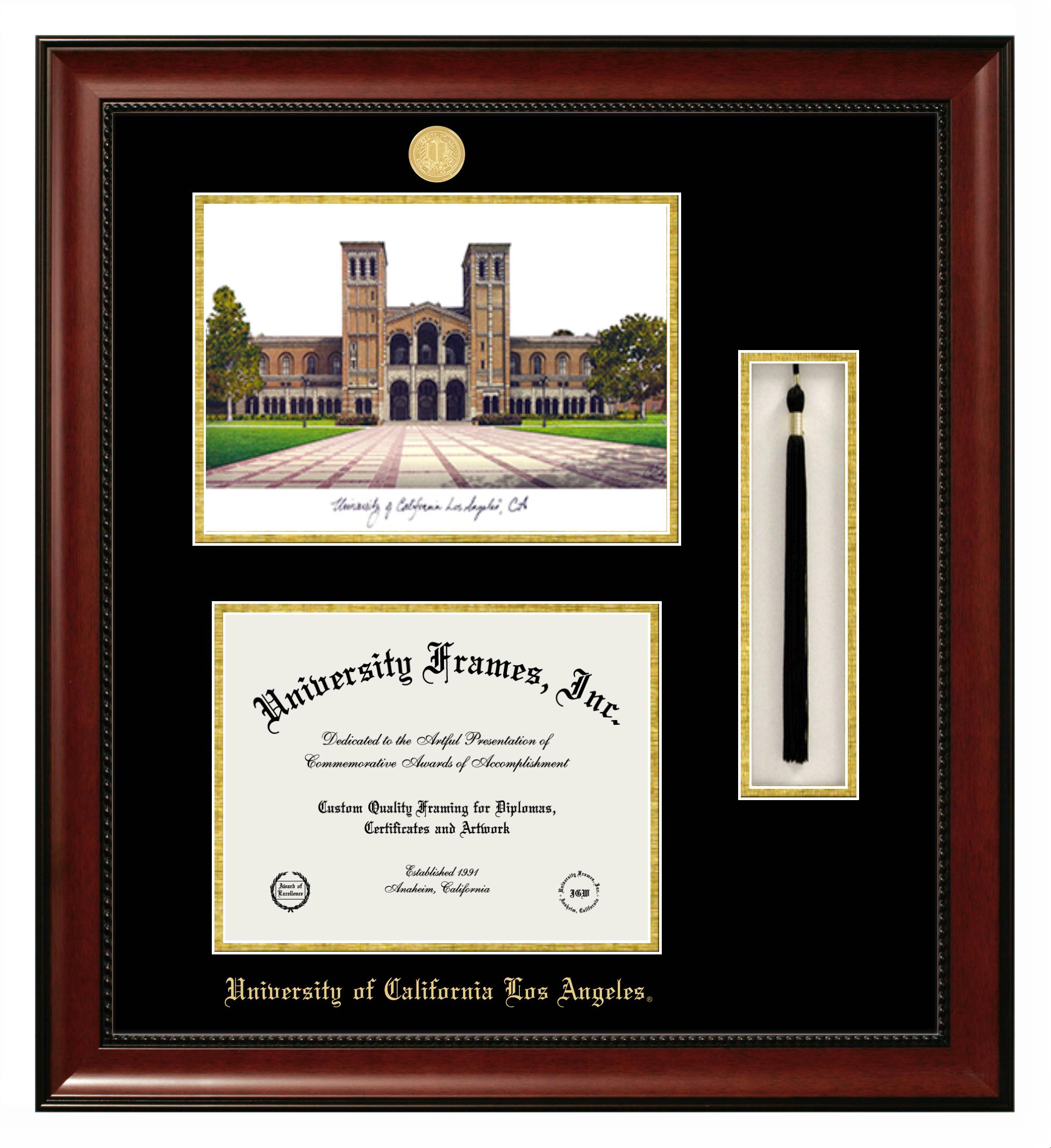 UCLA Diploma Frame Handcrafted University of California Los Angeles