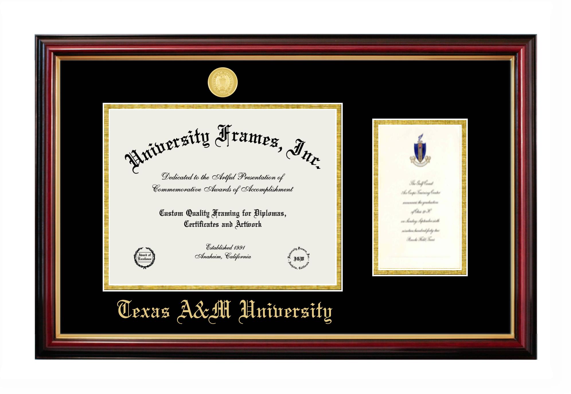 Texas A&M University Diploma Frame University Frames