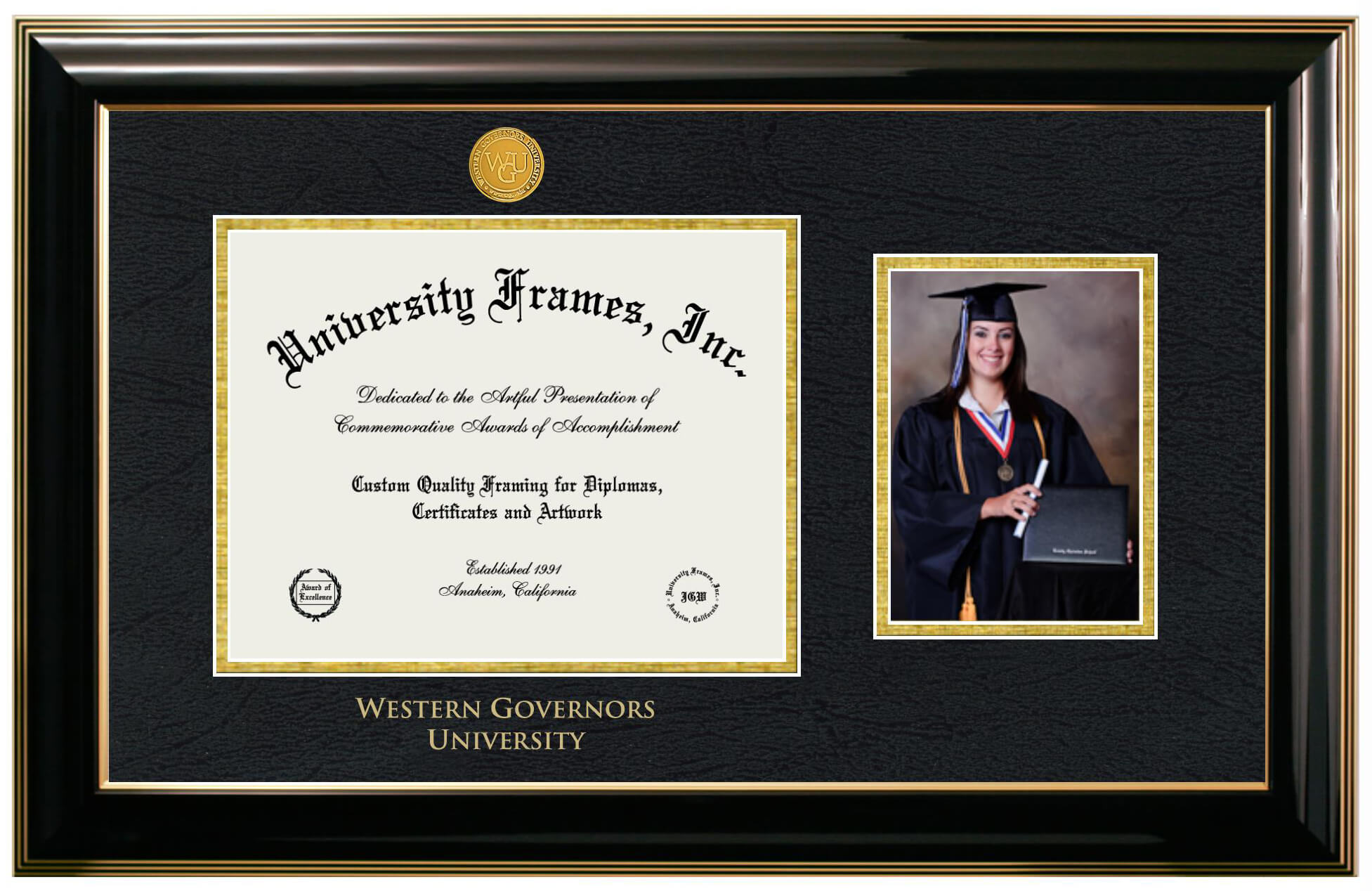 Diploma with 5 x 7 Portrait