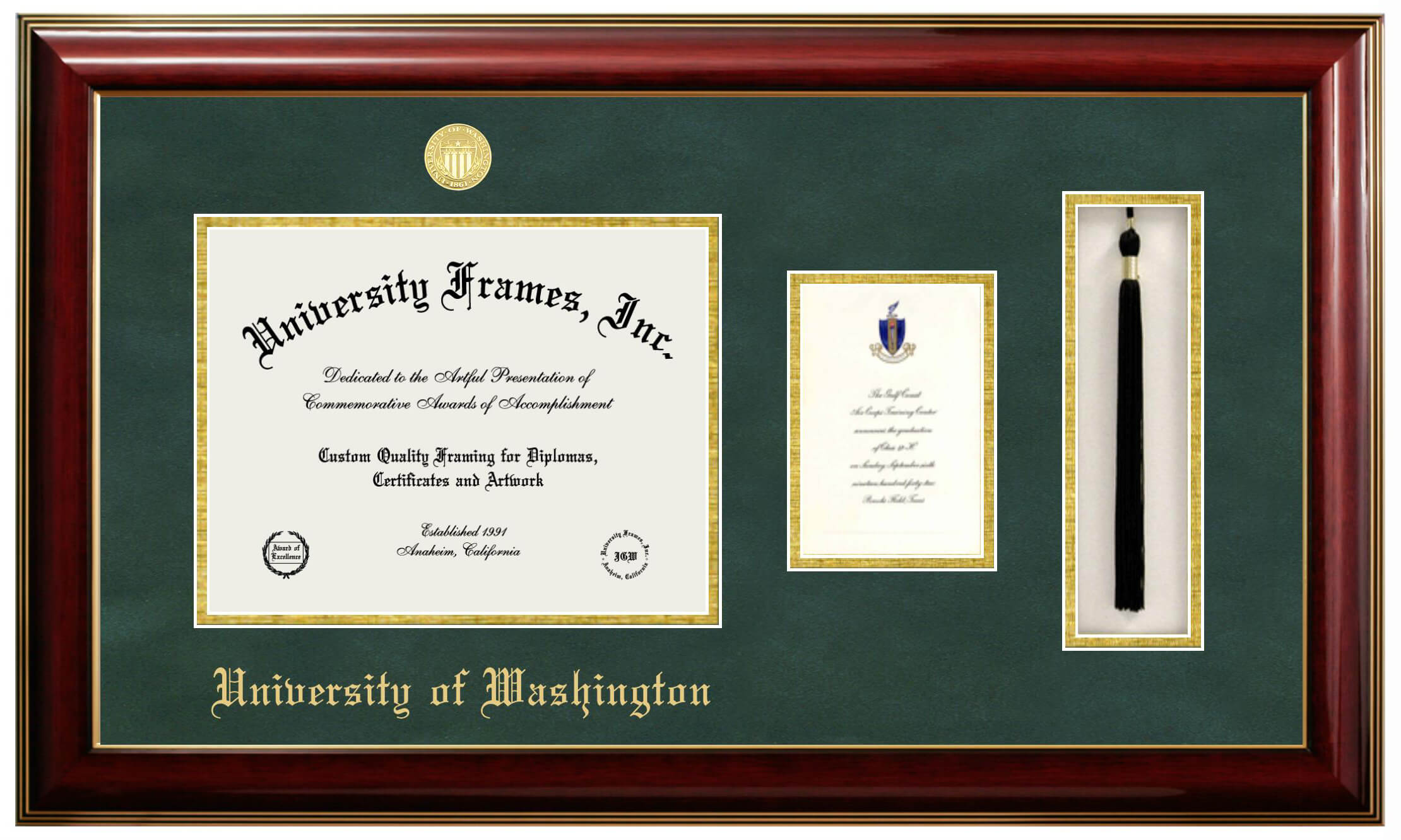 Diploma with Announcement & Tassel Box