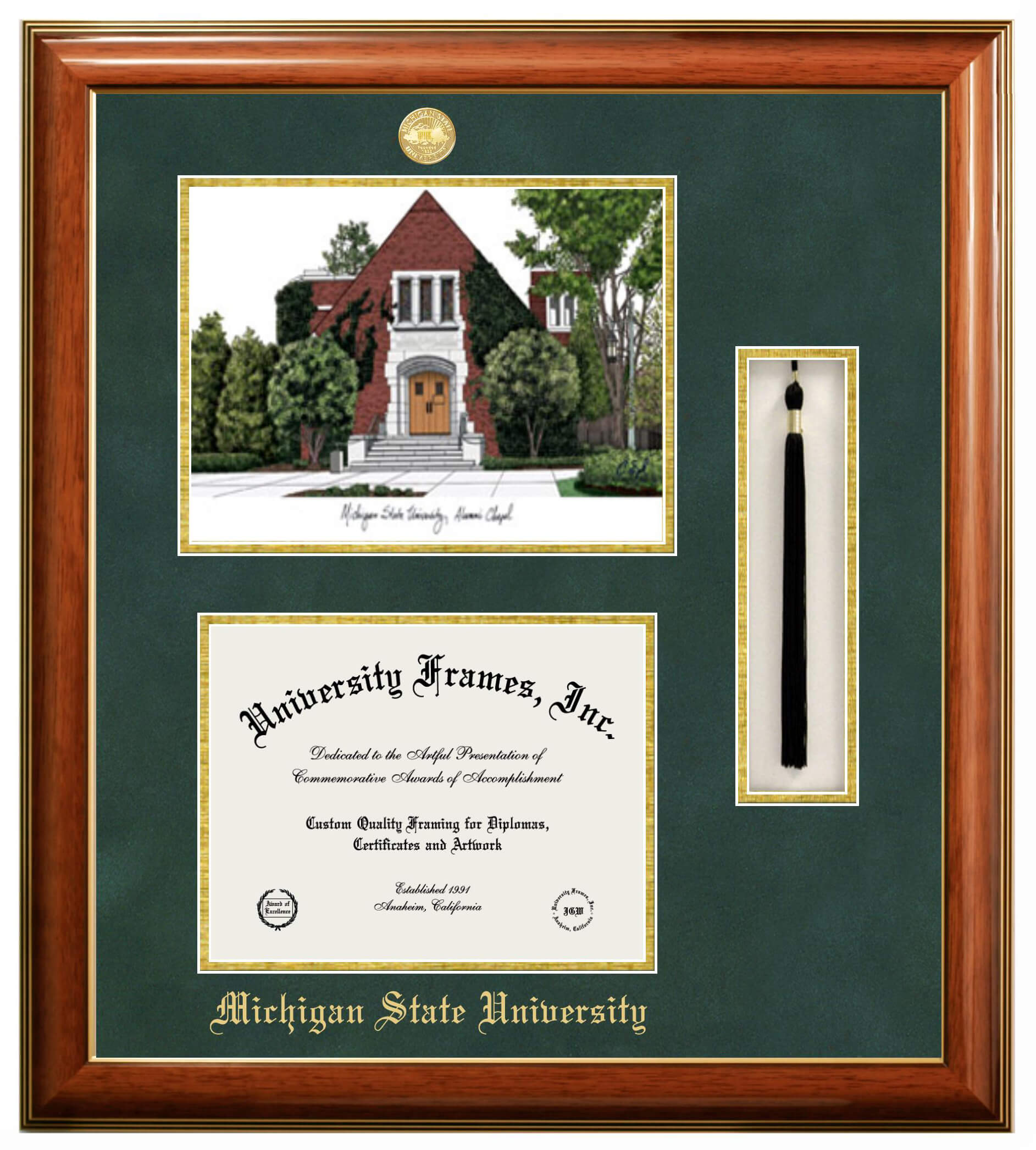 Double Opening with Campus Image & Tassel Box (Stacked)