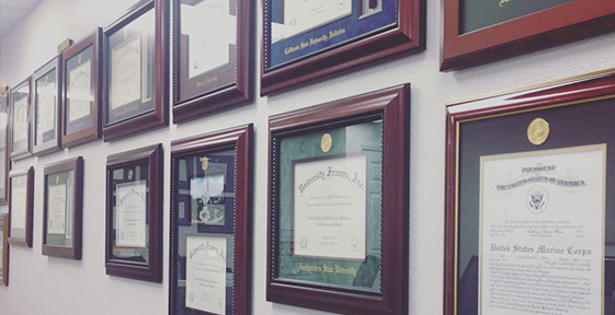 University Frames Walls